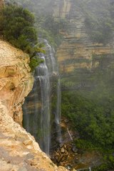 Waterfall in the Blue Mountains in Australia