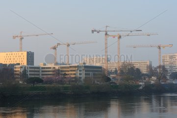 Multiple constructions of residential buildings in Nantes