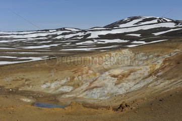Krafla volcanic landscape Iceland