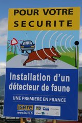 Wildlife passage detectors Isere France
