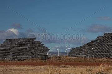 Vinaceite Photovoltaic solar farm Aragon Spain