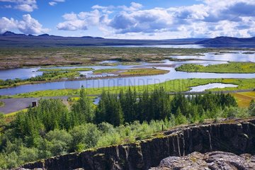 Faille Mid-Atlantic - National Park Iceland Þingvell