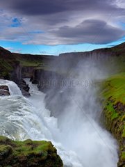 Gullfoss waterfall on Hvítá river - Iceland