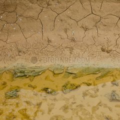 Cracked earth and mud PN Bardenas Reales Spain