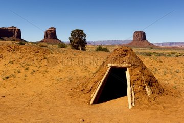 Hogan Navajo Monument Valley Tribal Park Arizona USA