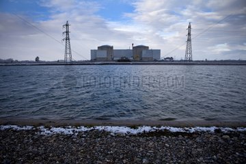 Fessenheim nuclear power plant and the Grand Canal of Alsace
