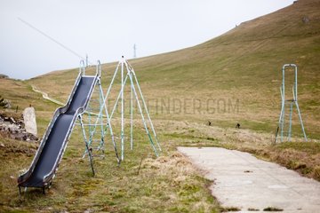 Games abandoned in a winter sports resort in the Vercors