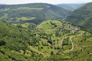 Oncieu village in the Bugey Rhône-Alpes France