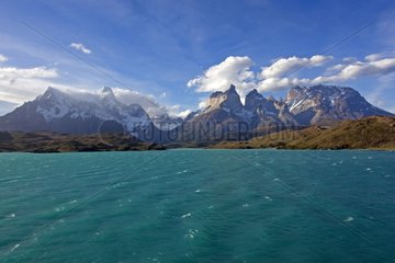 Lake Pehoe and Horns massif - Torres del Paine Chile