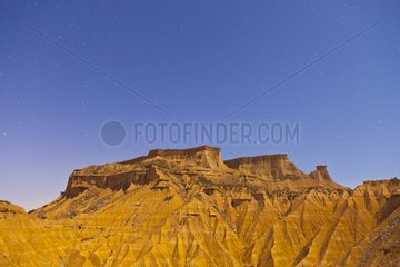 The Pisquerra in the desert of Bardenas Reales Spain