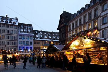 Strasbourg Christmas market in Alsace France