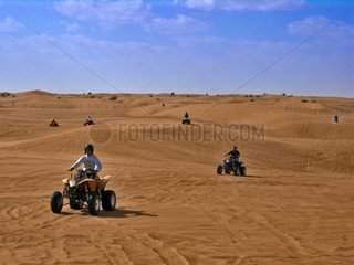 Park quad in the desert Al Ain United Arab Emirates