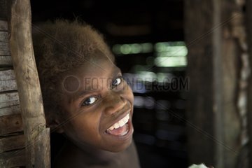 Portrait of child - Tanna Island Vanuatu