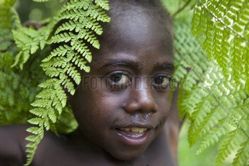 Child styling Fern - Tanna Island Vanuatu