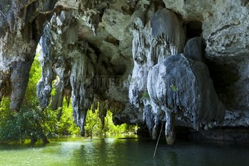 Tham Lod Cave Phang Nga Bay in Thailand