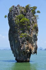 Ko Tapu Island Phang Nga Bay in Andaman Sea Thailand