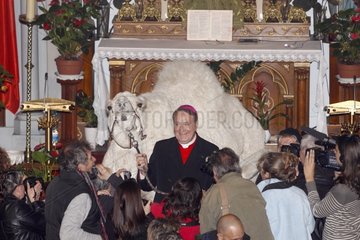 Pontifical Mass and blessing of the animals in Paris France