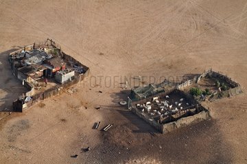 Farm on the banks of river Kuiseb Namib Desert Namibia