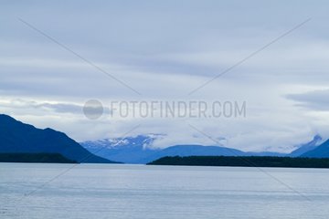 Landscape of Brooks Rangein the Katmai NP Alaska