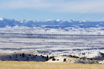 Tobacco Root Mountains in the background Montana USA