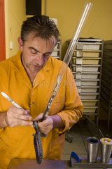 Man nursing a Cobra Laboratory animal toxins France