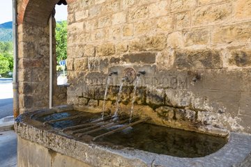 Fountain in Savoillans - France