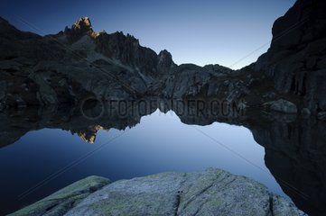 Lake of Embarrat and Needles Castet Abarca Pyrenees France