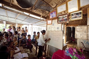 School of countryside north of Phnom Penh Cambodia