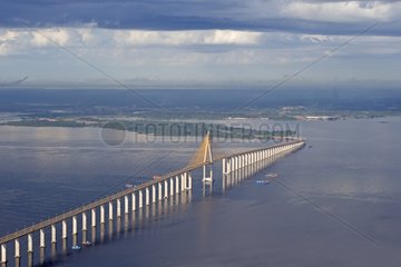 Iranduba bridge over the Rio Negro - Manaus Brazil