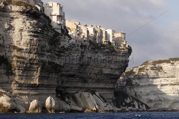 City and cliffs of Bonifacio Corsica France