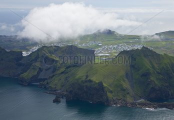 Westman Islands south of Iceland