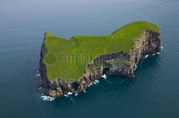Island of the archipelago of the Westman Islands south of Iceland
