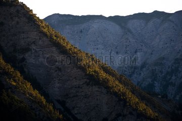 Sunrise Valley Ubaye Alps France