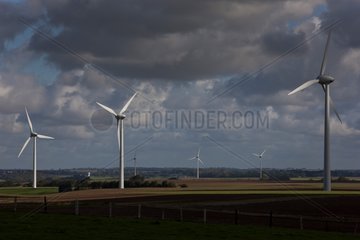 Windmills in the campaign Normandy France