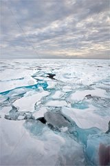 Ice floes dislocated Amundsen Gulf Canada