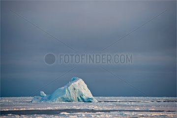 Iceberg drift in Baffin Bay Canada