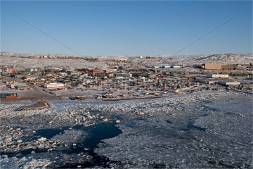 Village Iqaluit Frobisher Bay on Baffin Island Canada