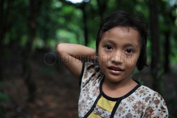 Portrait of girl Gangga Lombok Indonesia