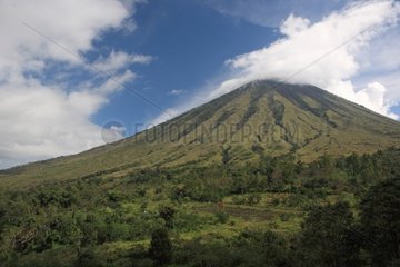 Inerie volcano Bajawa Indonesia