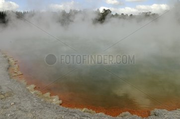 Crater called Swimming in Champagne in New Zealand
