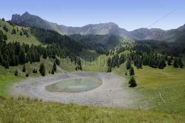 Lake of Morgon Embrunais Alps France