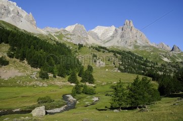 Valley of Clarée Massif des Ecrins Alps France