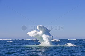 Iceberg in the Beaufort Sea - Barter Island Alaska USA