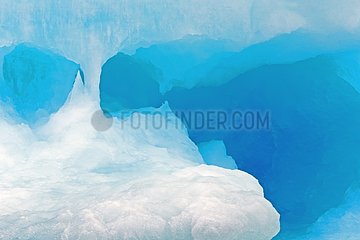 Ice in the Beaufort Sea - Barter Island Alaska USA