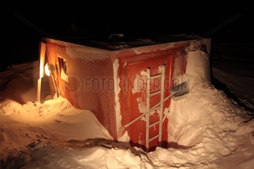 Scientific Shelter Polar Night Concordia Station Antarctic