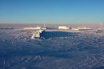 Summer Camp Site Dome C Concordia Station Antarctica