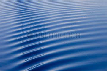 Ripples on the water in Svalbard Norway