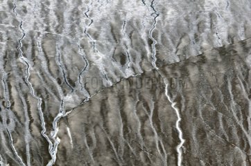 Fracture surface of a glacier Greenland