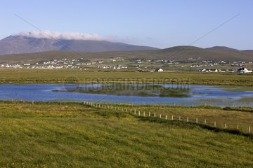 Landscape of Achill Island in Ireland