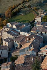 The village of Rougon in the NRP of Verdon France